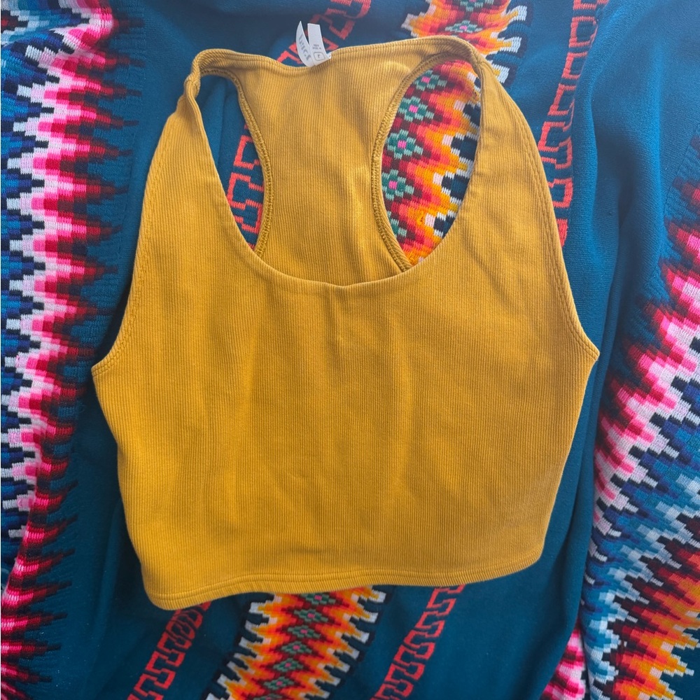 Pact Chai Ribbed Tank Top - Picture 4 of 7